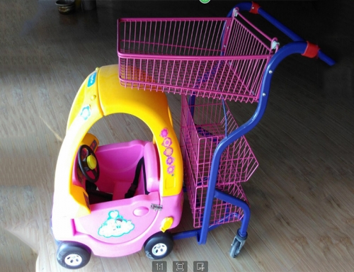 粉色公主童趣車