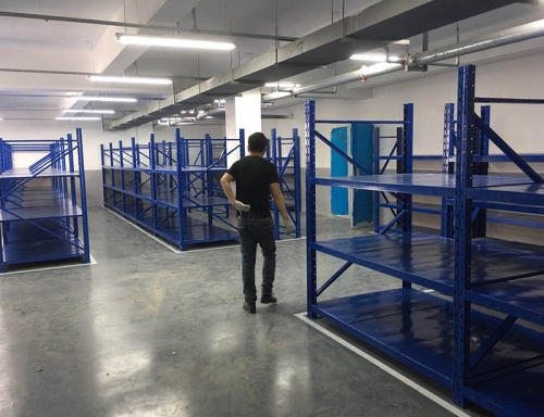 藍色4S店中型貨架