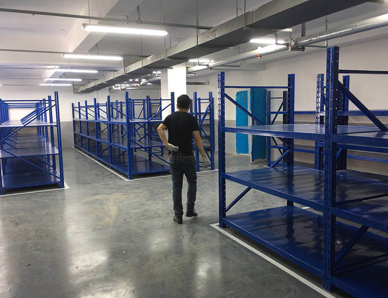 藍色4S店中型貨架