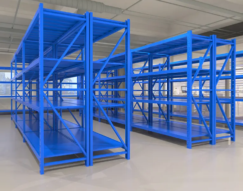 藍色中型貨架